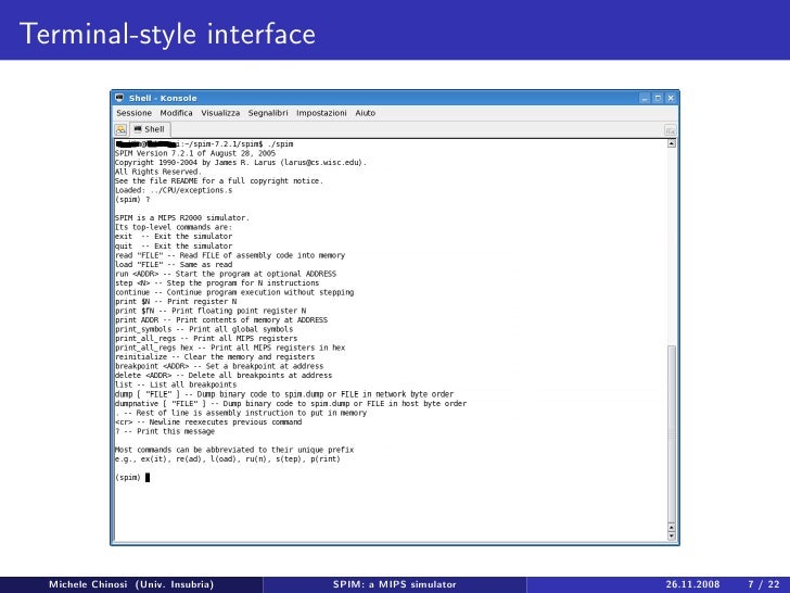 spim mips simulator